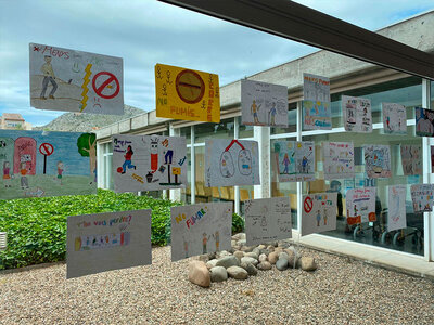 CAP Torroella: Exposició dibuixos d'escoles