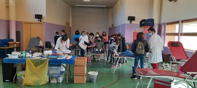 Donació de sang a l'Institut escola de Vila-romà