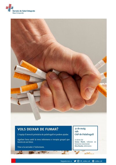 Pòster deixar de fumar